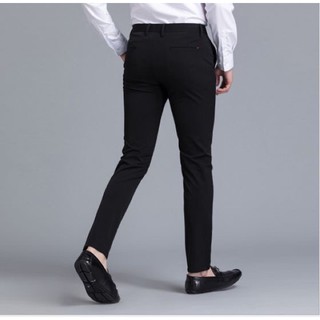 Quần âu nam công sở , mầu đen, dáng body cao cấp , co dãn 4 chiều