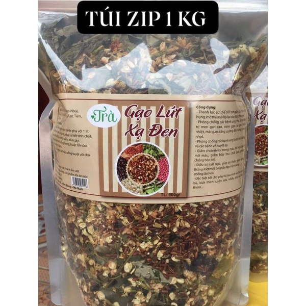 Trà gạo lứt xạ đen giảm cân & thanh lọc cơ thể