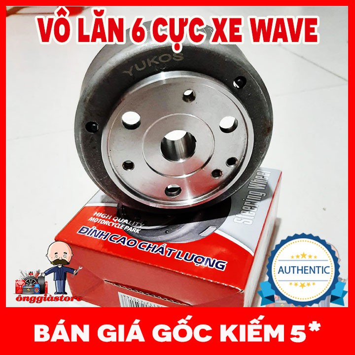 Vô lăn 6 cực xe Wave hàng Yukos Thái Lan chính hãng PT81