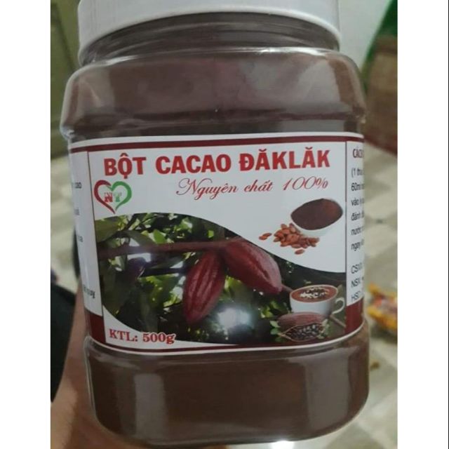 500g bột cacao nguyên chất 100%
