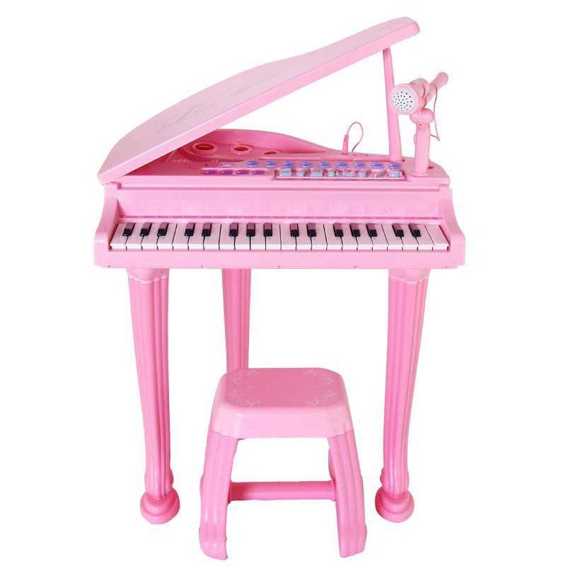 Đàn Piano Điện Tử Có Thể Sạc Lại Kèm Micro Dành Cho Các Bé Từ 1 Đến 3 Tuổi Trở Lên