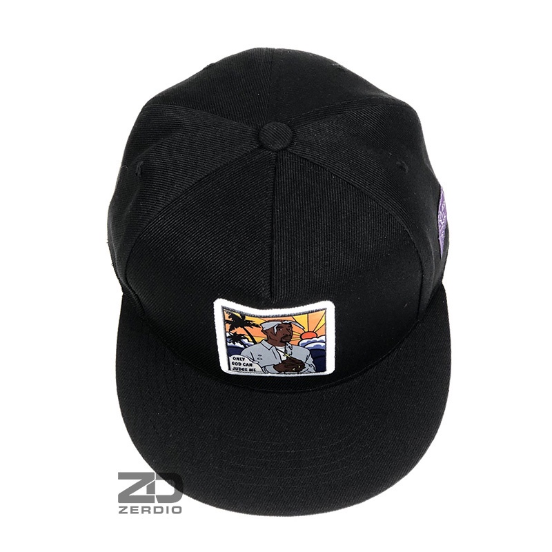 Nón Snapback, mũ hiphop nam nữ màu đen phong cách thời trang cá tính
