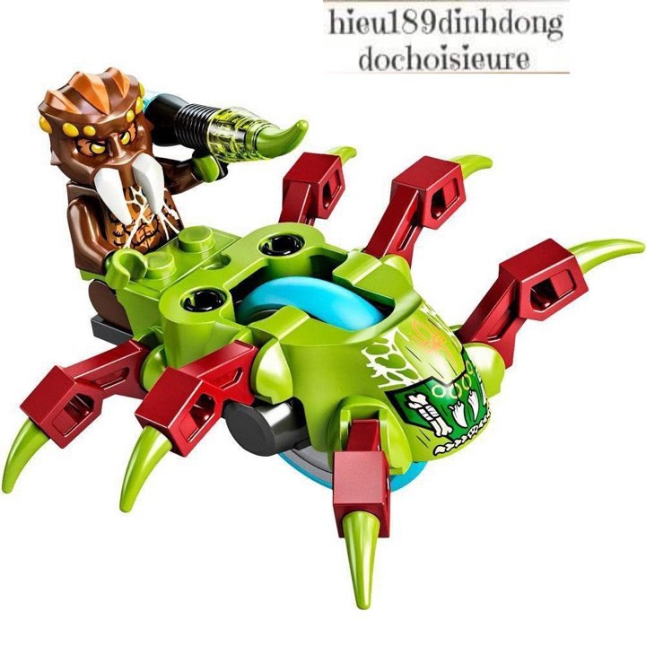 Lắp ráp xếp hình NOT Lego Legends of Chima 70138 Bela 10082 : Lưới Nhện 69 mảnh