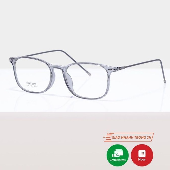 Gọng kính dáng vuông nhựa siêu nhẹ TR90 8092