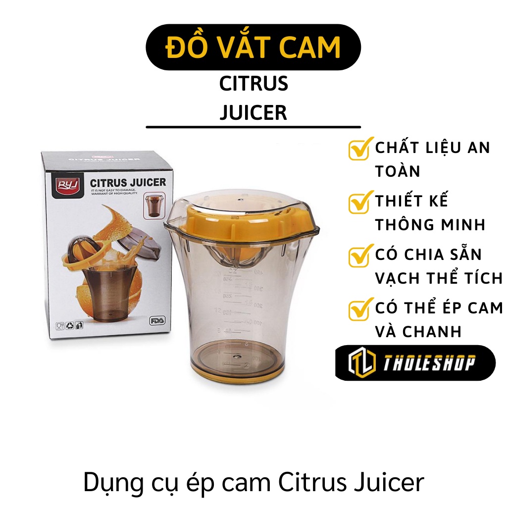 Đồ Vắt Cam - Bộ Vắt, Ép Cam Chanh Bằng Tay Tiện Lợi, Chất Liệu Cao Cấp 8142
