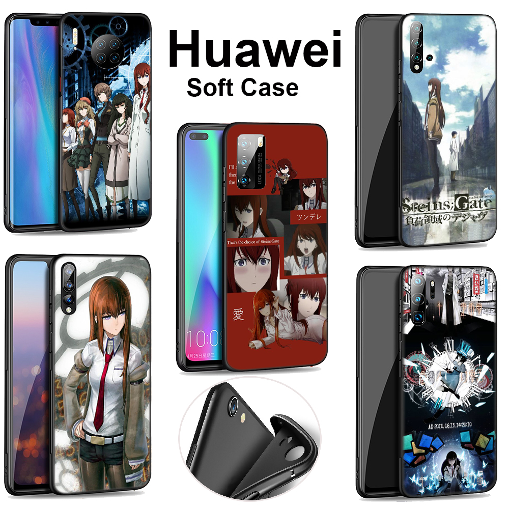 Ốp Điện Thoại Mềm Hình Anime Steins Gate Ns150 Cho Huawei Nova 7 6 5 Se Pro P9 Lite Smart Y9 Prime 2019