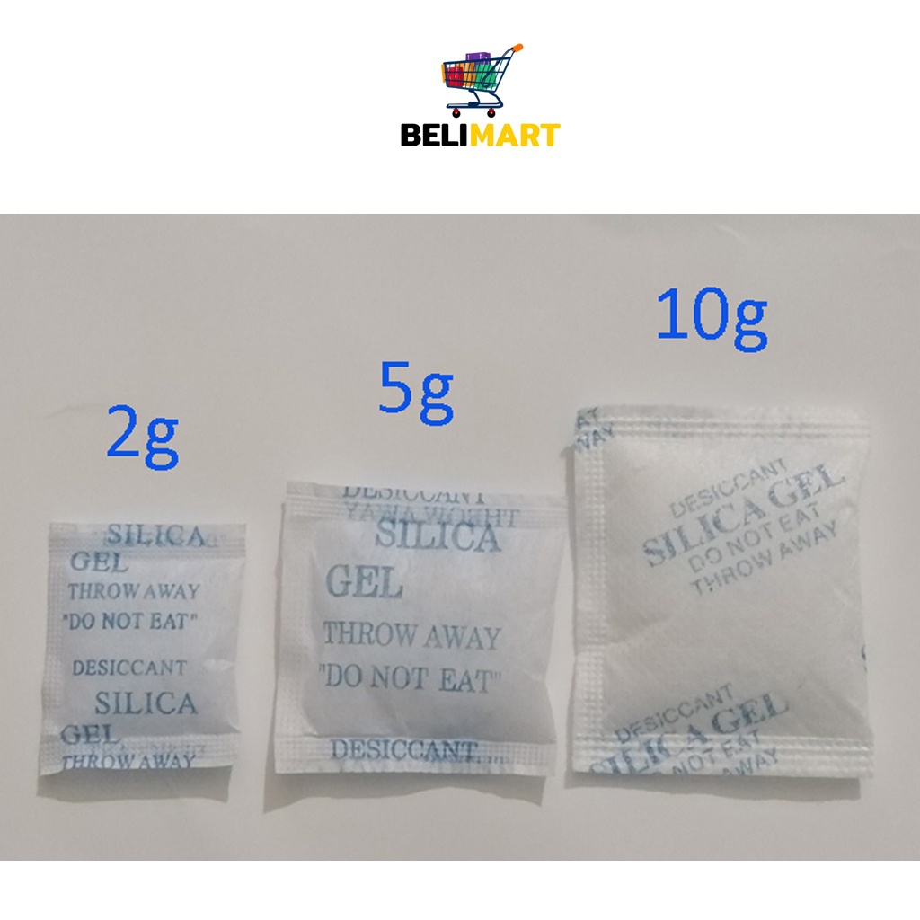Gói hút ẩm tủ quần áo, túi hút ẩm thực phẩm, máy ảnh, thiết bị điện tử, sách báo, giày dép loại 2/5/10g Beli BL020