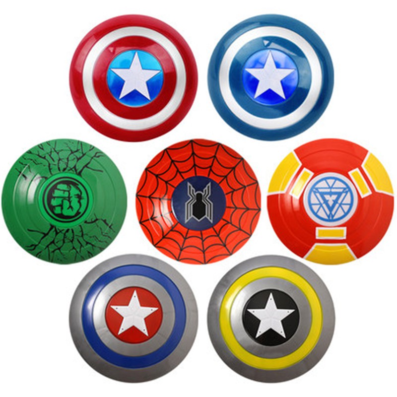 Tấm Khiên Captain America Hulk Iron Man Có Đèn Led Và Âm Thanh Cho Trẻ Em