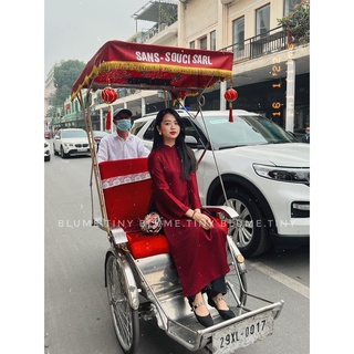 Áo dài cách tân trơn ( Lụa tây thi cao cấp)