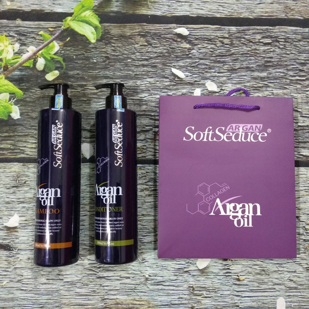 TẶNG QUÀ - DẦU GỘI XẢ ARGAN SOFT SEDUCE CHÍNH HÃNG