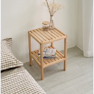 Kệ Đầu Giường Gỗ Thông iGAR DECOR Mặt Gỗ 35cm x 35cm x 47cm Nội Thất Lắp Ráp
