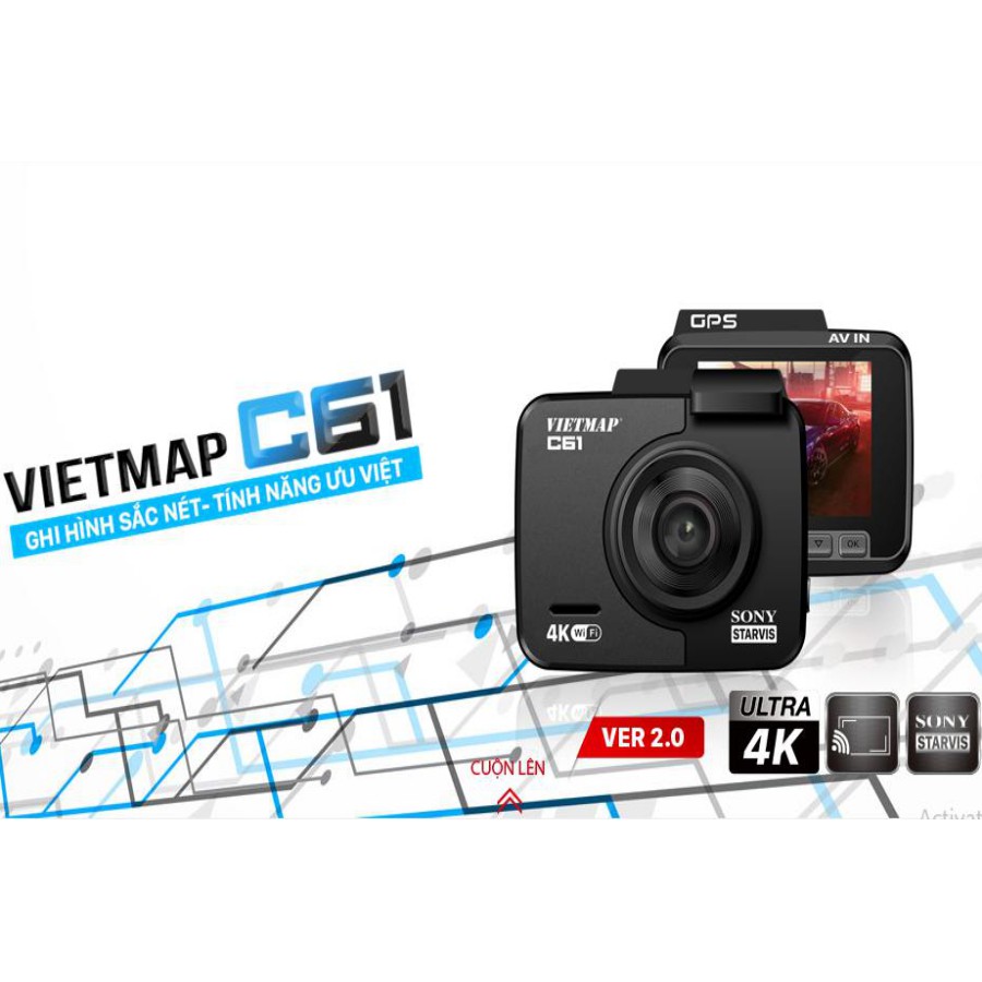 Camera hành trình ô tô VIETMAP C61 chính hãng