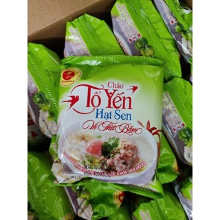 cháo tổ yến vị thịt bằm