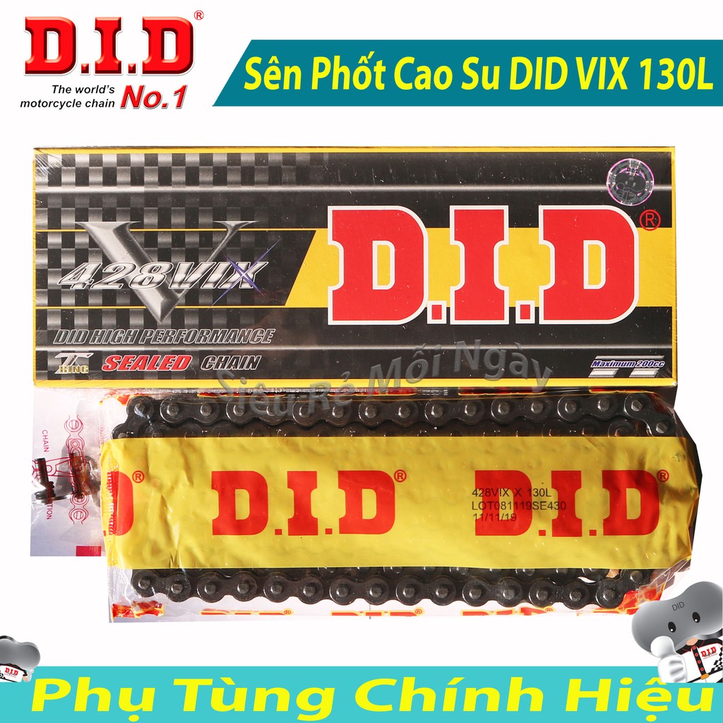 Sên Phốt Cao Su DID VIX TFX, R15, Exciter, Winner, Raider, Sonic, Satria Chính Hãng Thái Lan