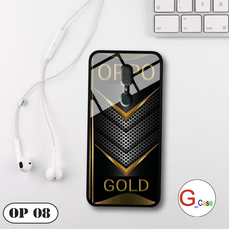Ốp lưng Oppo F11  - in hình 3D Logo điện thoại