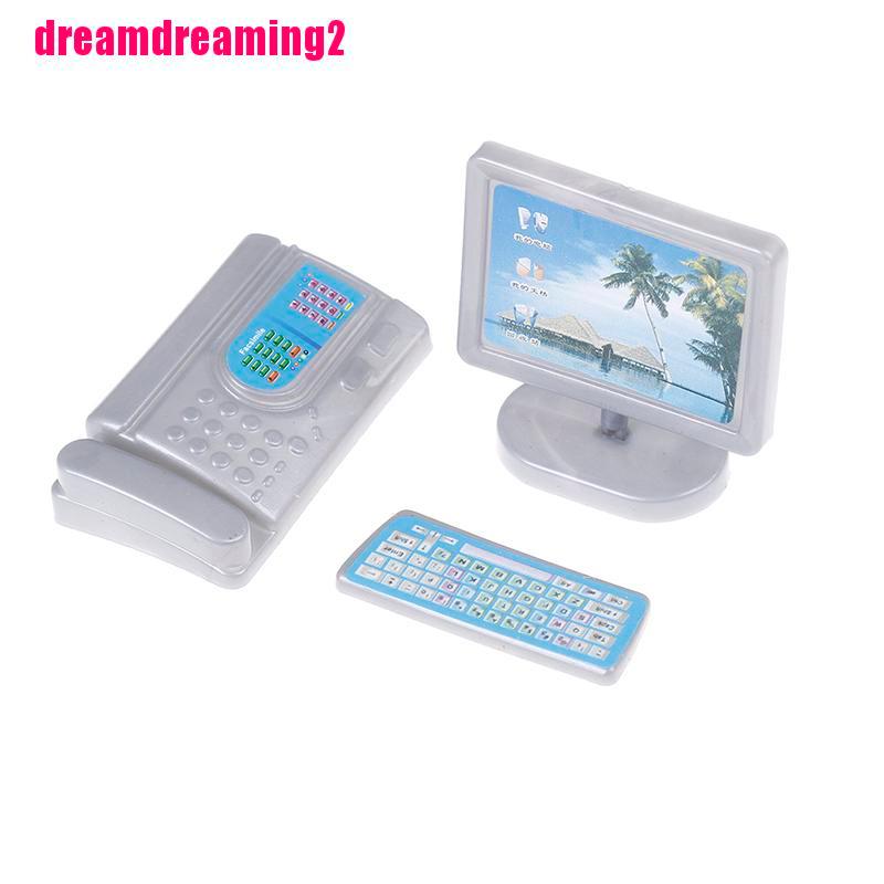 Máy Tính Mini Trang Trí Cho Búp Bê