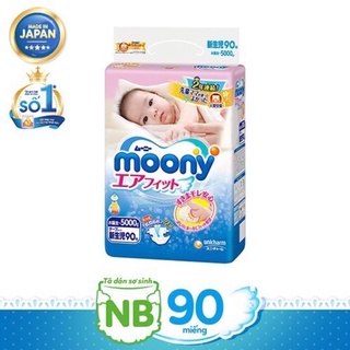 tã dán cao cấp Moony NB90/S84/M64/L54
