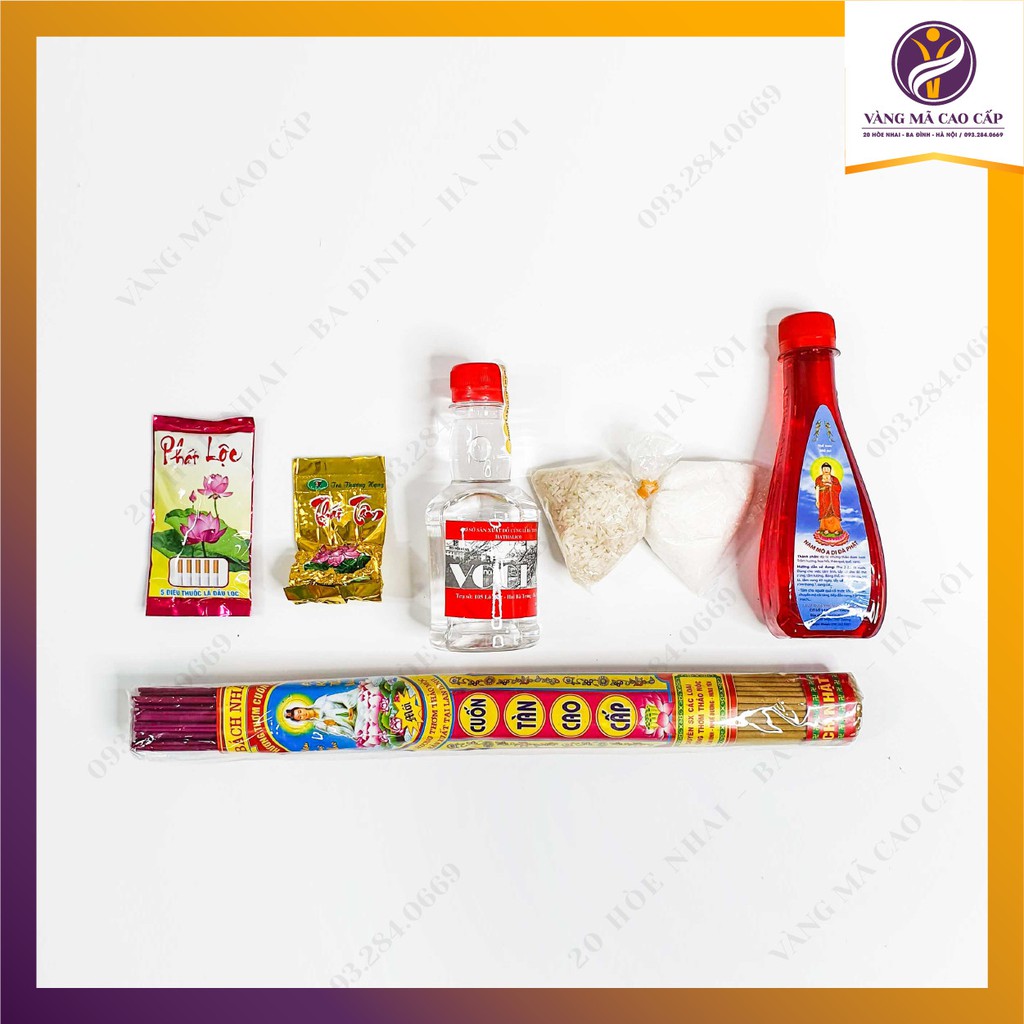 Set Vàng Mã Cúng Về Nhà Mới Lễ Nhập Trạch - Set Đầy Đủ - VM80