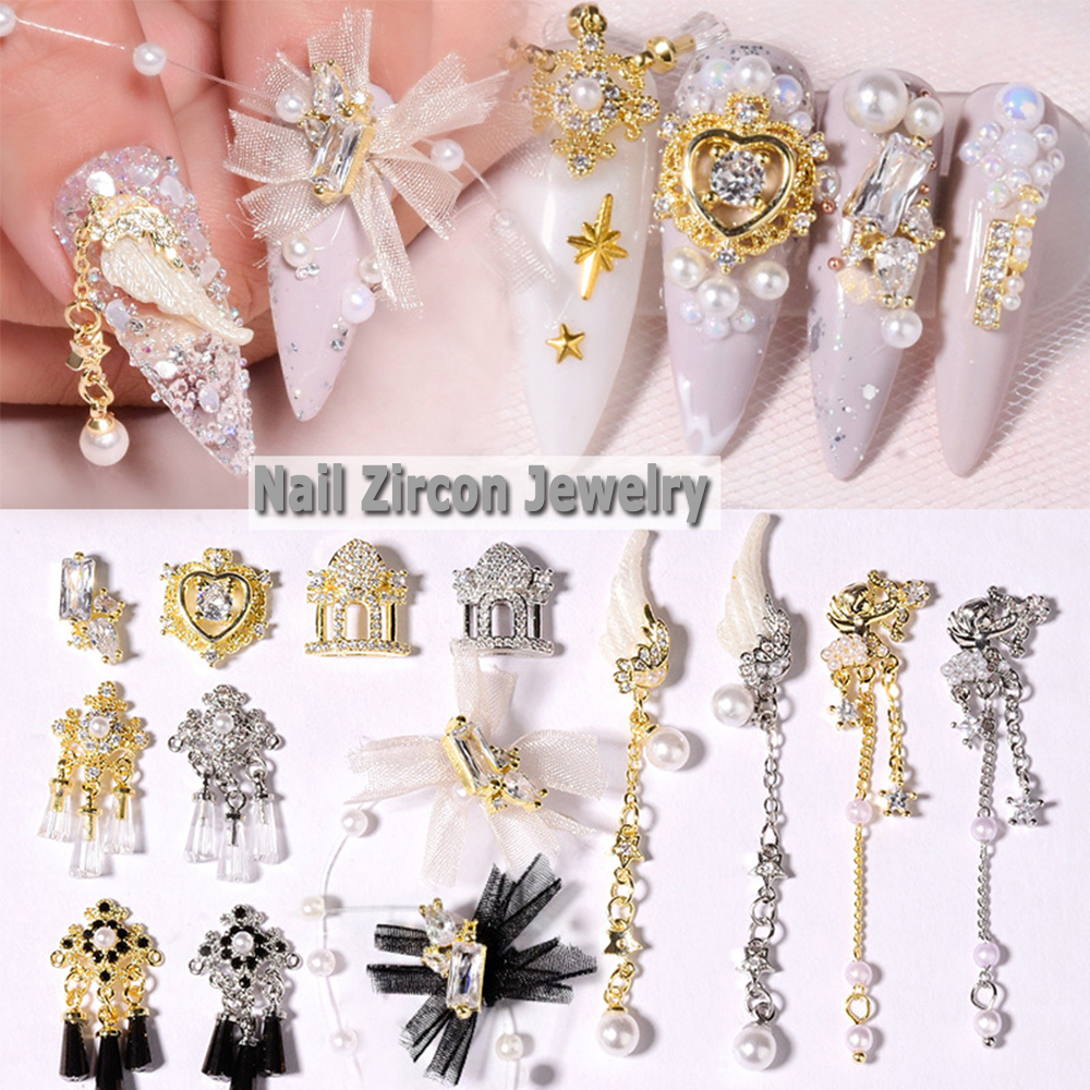 Phụ Kiện Trang Trí Móng Tay 3D Hình Nơ Xinh Xắn