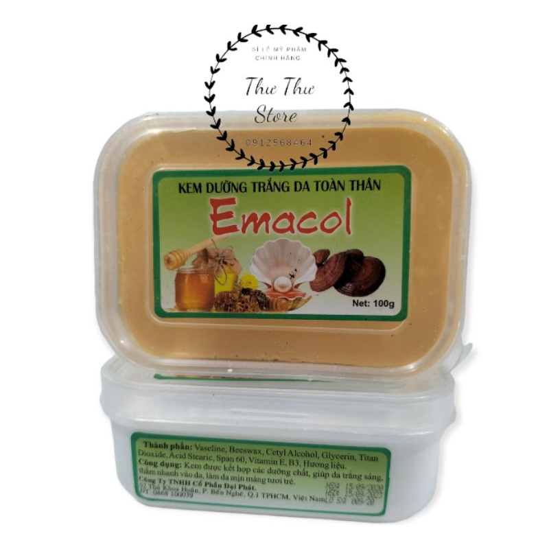 Kem Cốt Hộp Vuông Dưỡng Trắng Da Kem Đặc 100g