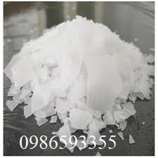 Xút vảy 99% - nguyên liệu mỹ phẩm dùng làm xà phòng  (500g/gói)