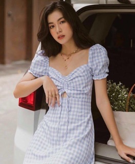 VÁY XOÈ CARO RÚT NGỰC 😍