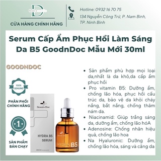Serum dưỡng ẩm phục hồi da goodndoc hydra b5 30ml