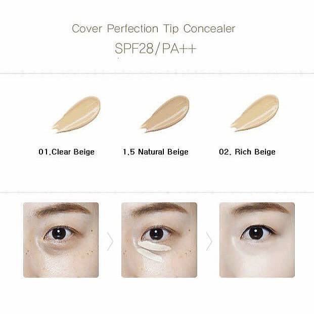 Kem Che Khuyết Điểm The Saem Cover Perfection Tip Concealer (6.5g)