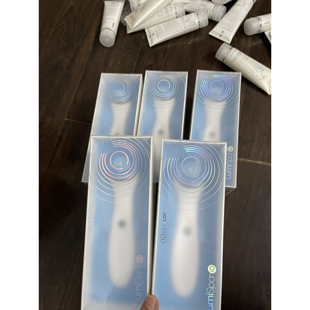 Máy rửa mặt lumispa iOS combo 1may +1 srm + bảo hành 2 năm iOS