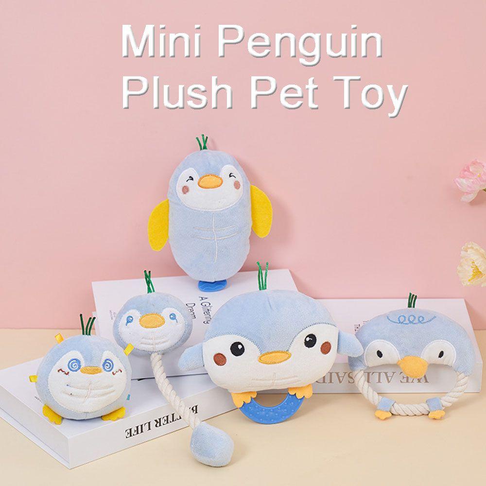 Đồ Chơi Dây Bện Hình Chim Cánh Cụt Làm Sạch Răng Cho Thú Cưng