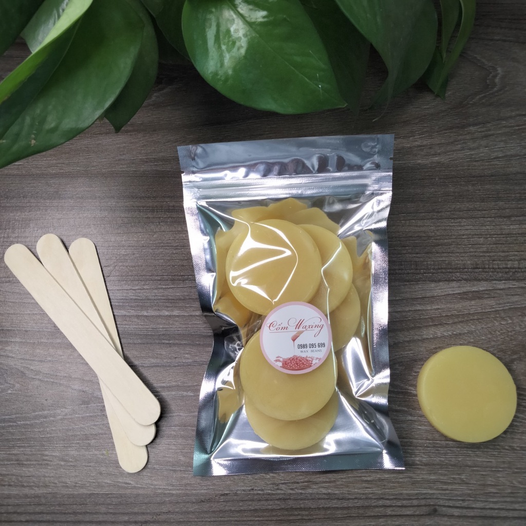 [150G Sáp viên siêu bám lông] Sáp wax lông nóng dạng viên cao cấp dùng cho các loại lông thư, mỏng, dày, cứng loại tốt