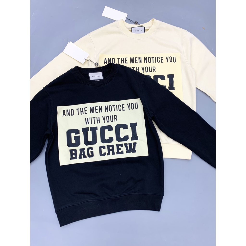 Áo nỉ sweater Gucci bag crew LA 1-1 on web