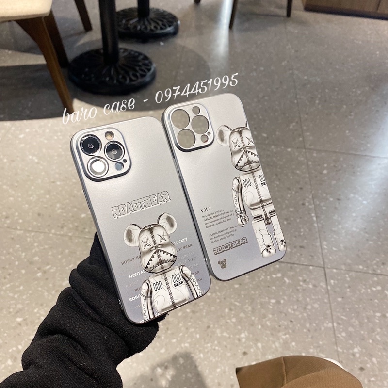 Ốp lưng iphone hoạ tiết bbrick phủ bạc silicon cao cấp