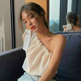 ÁO LỆCH VAI BUỘC NƠ BO CHUN XINH XẮN [kèm ảnh thạt]