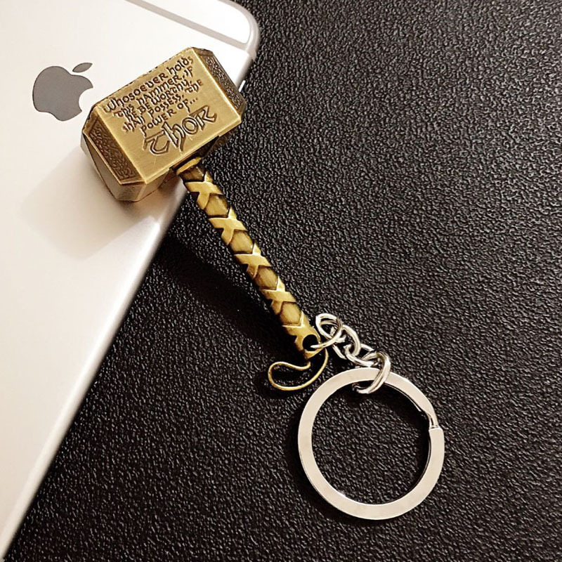 Móc chìa khóa xe hơi The Avengers Thor's Hammer Keychain