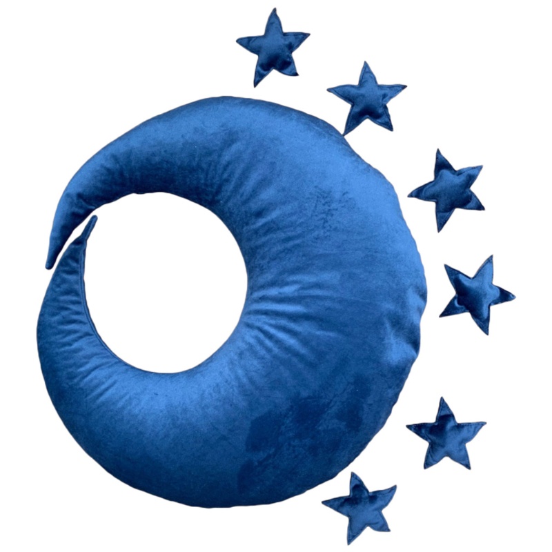 Bộ Gối Ngủ Hình Trăng Sao Dùng Làm Phụ Kiện Chụp Ảnh Cho Bé Sơ Sinh