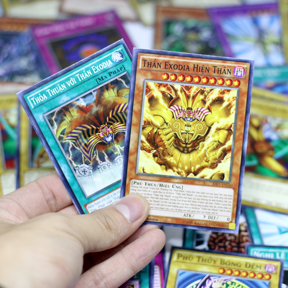 Yugioh Tiếng Việt - Hộp Bài Exodia Thần Sức Mạnh H06 - bài in