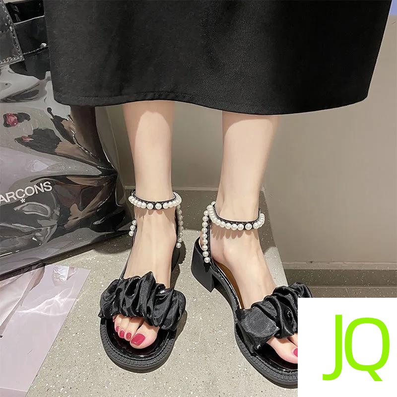 Giày cao gót đế dày phong cách mới mùa hè 2022 cho nữ