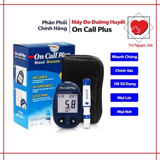 Máy đo đường huyết On call plus(Tặng kèm 50 test và 10 kim chích máu)