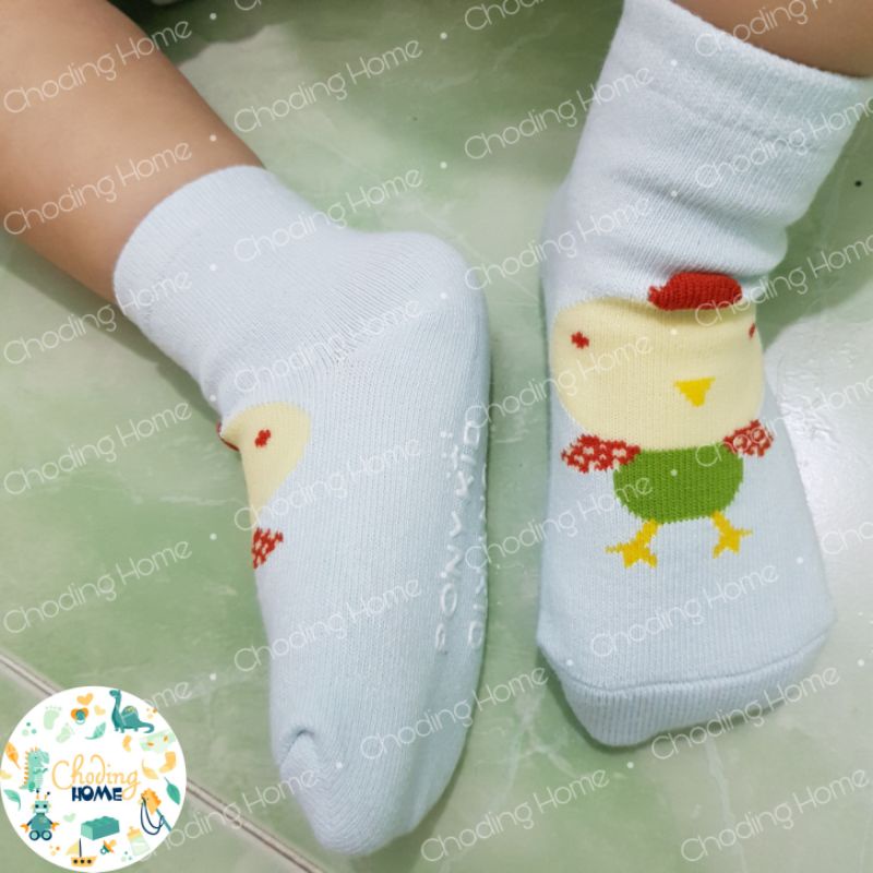 Set 3 Đôi Tất Trẻ Em Cao Cổ Pony Kid Chống Trượt  T1 • Choding Home