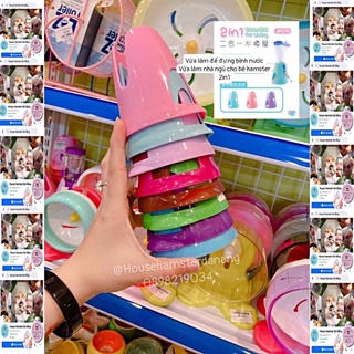 Đế bình nước nhựa Hamster 2in1