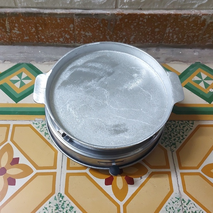 Bộ bếp nướng cồn inox + chảo gang