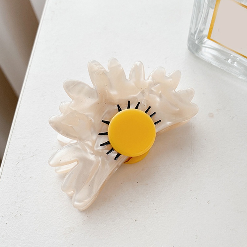 Kẹp Tóc Càng Cua Chống Trượt In Hoa Cổ Điển Cho Nữ