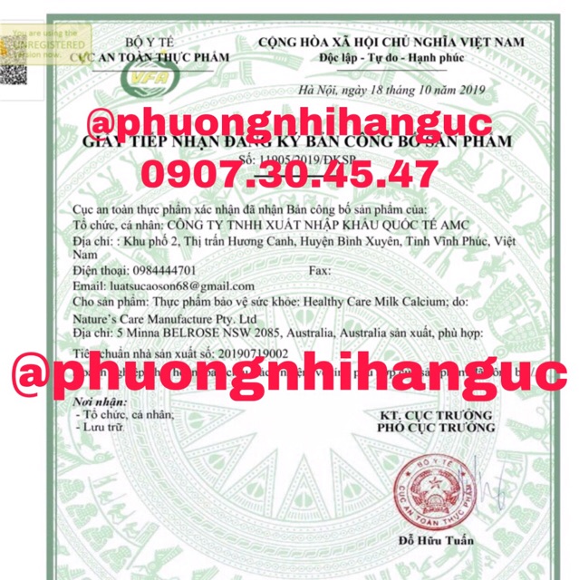 HÀNG CHUẨN AIR MUA TẠI ÚC - VIÊN UỐNG BỔ SUNG CANXI VÀ DHA HEALTHY CARE 60 VIÊN