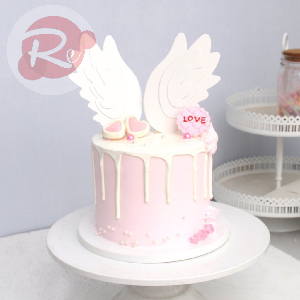 [SIÊU RẺ❤️] – Thẻ cánh giấy - Trang trí bánh sinh nhật bánh kem