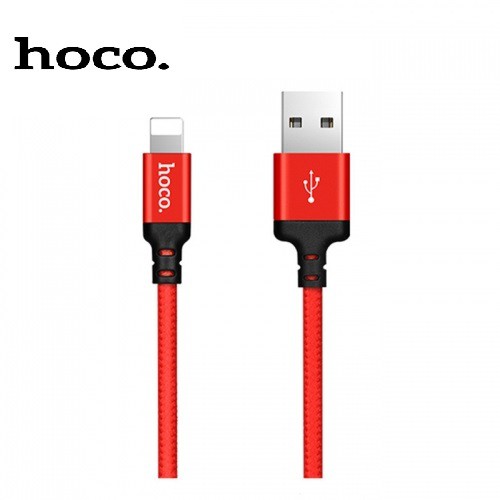 Cáp sạc Lightning Hoco X14 lớp phủ bên ngoài TPE dòng điện tối đa 2.0A cho iPhone/iPad