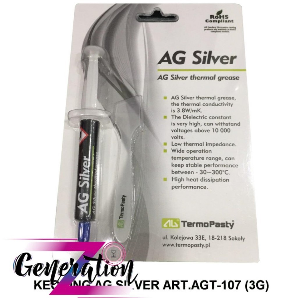 Keo Tản Nhiệt Ống AG Silver ART.AGT 107