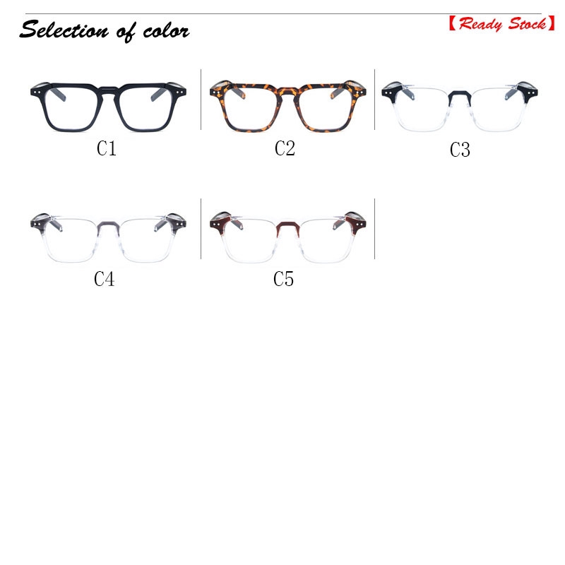 Mắt Kính Gọng Lớn Chống Ánh Sáng Xanh Phong Cách Hàn Quốc Cho Nam Nữ | BigBuy360 - bigbuy360.vn