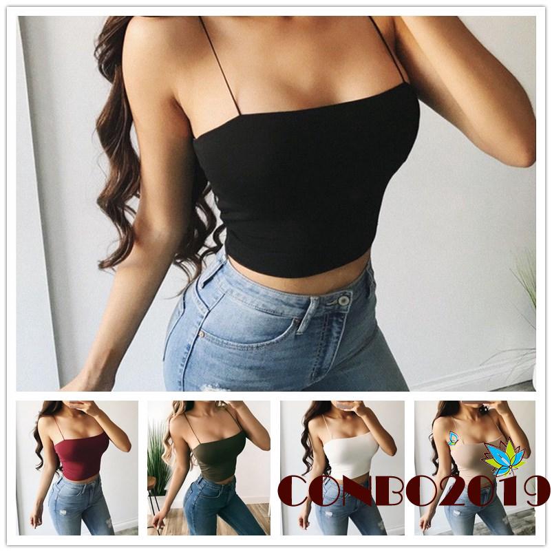 Y＆L ❥Sexy Women Fashion Casual Sleeveless Crop Tops | BigBuy360 - bigbuy360.vn