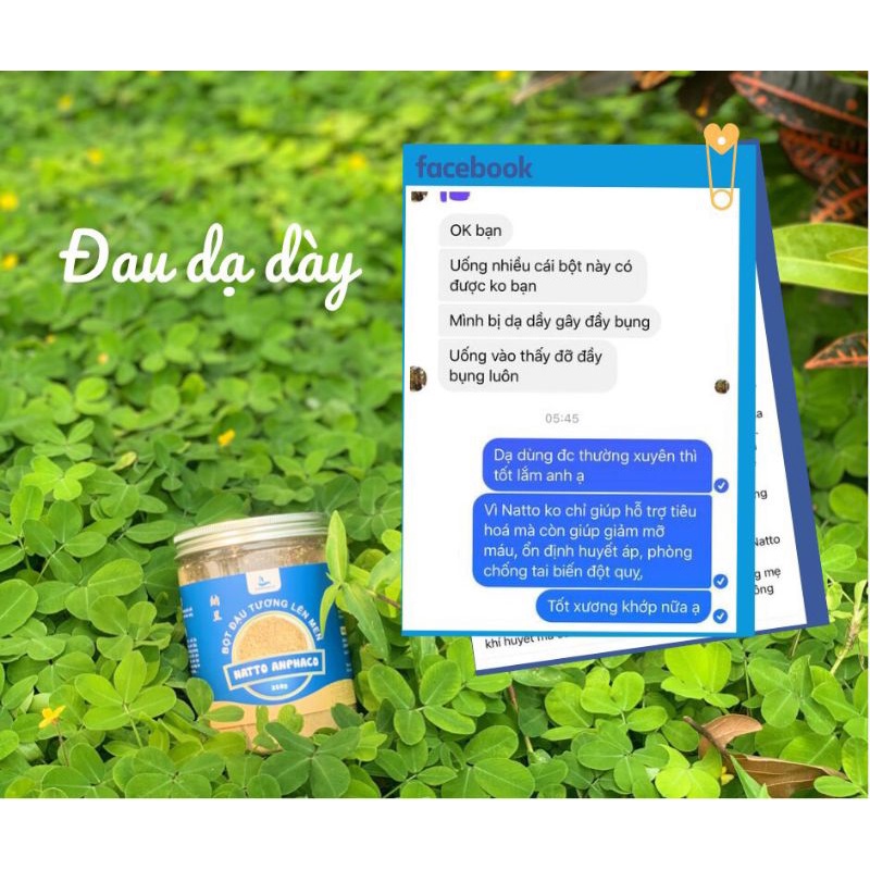 Bột Đậu Tương Lên Men Hữu Cơ Natto Không biến đổi Gen, bổ sung lợi khuẩn Probiotic, đạm thực vật